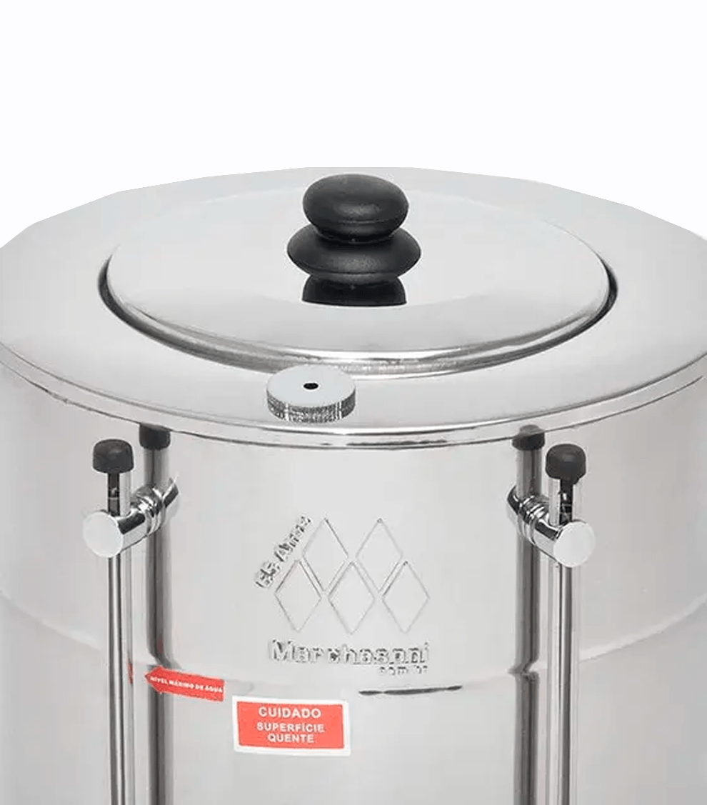 Encontraproduto.com.br - Cafeteira Elétrica Marchesoni Inox, 10Litros com Pingador CF.3.102 - 220V
